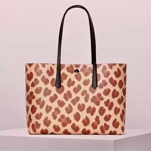 Kate Spade Molly Leopard Print Tote Bag